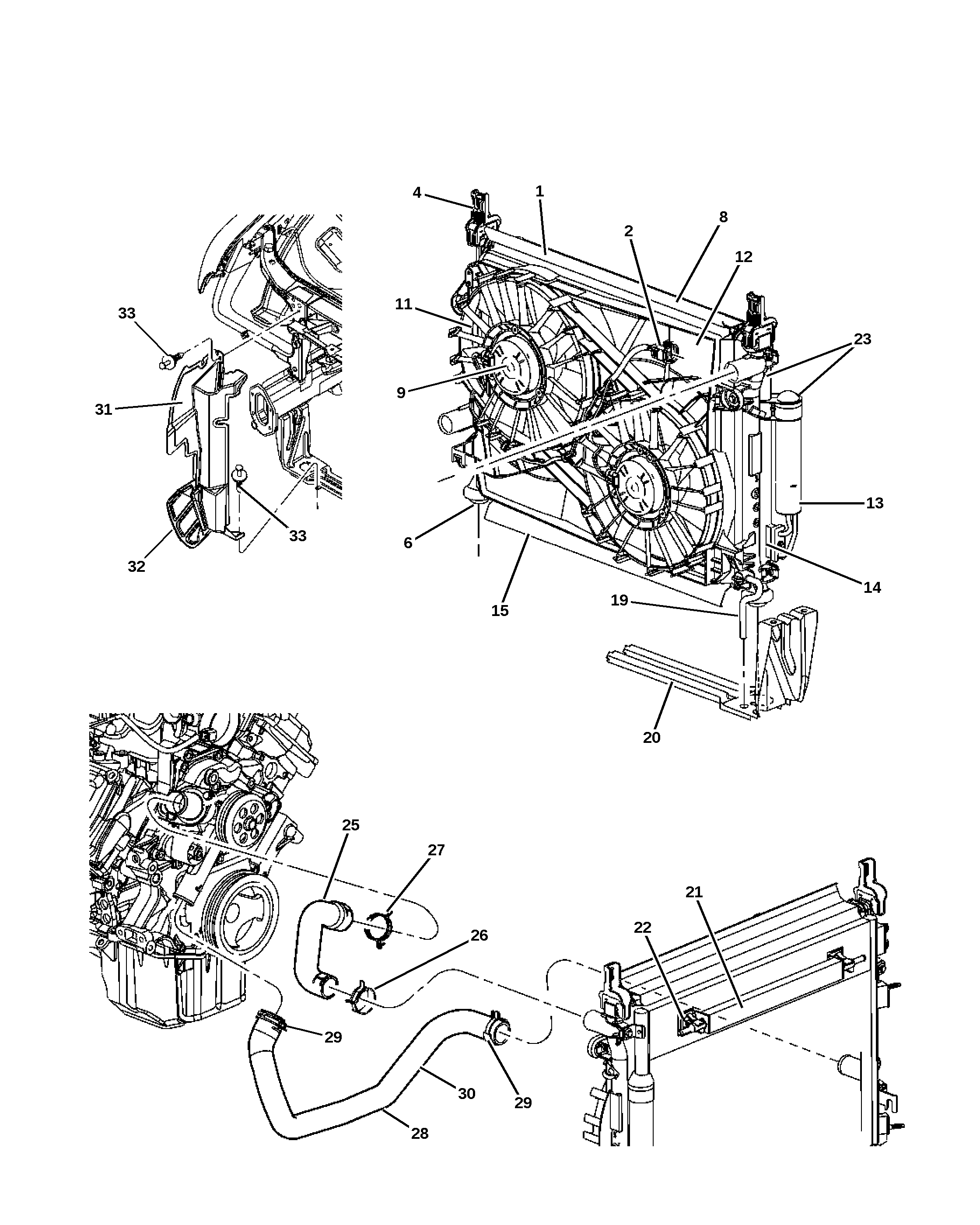 Furtun ieșire radiator