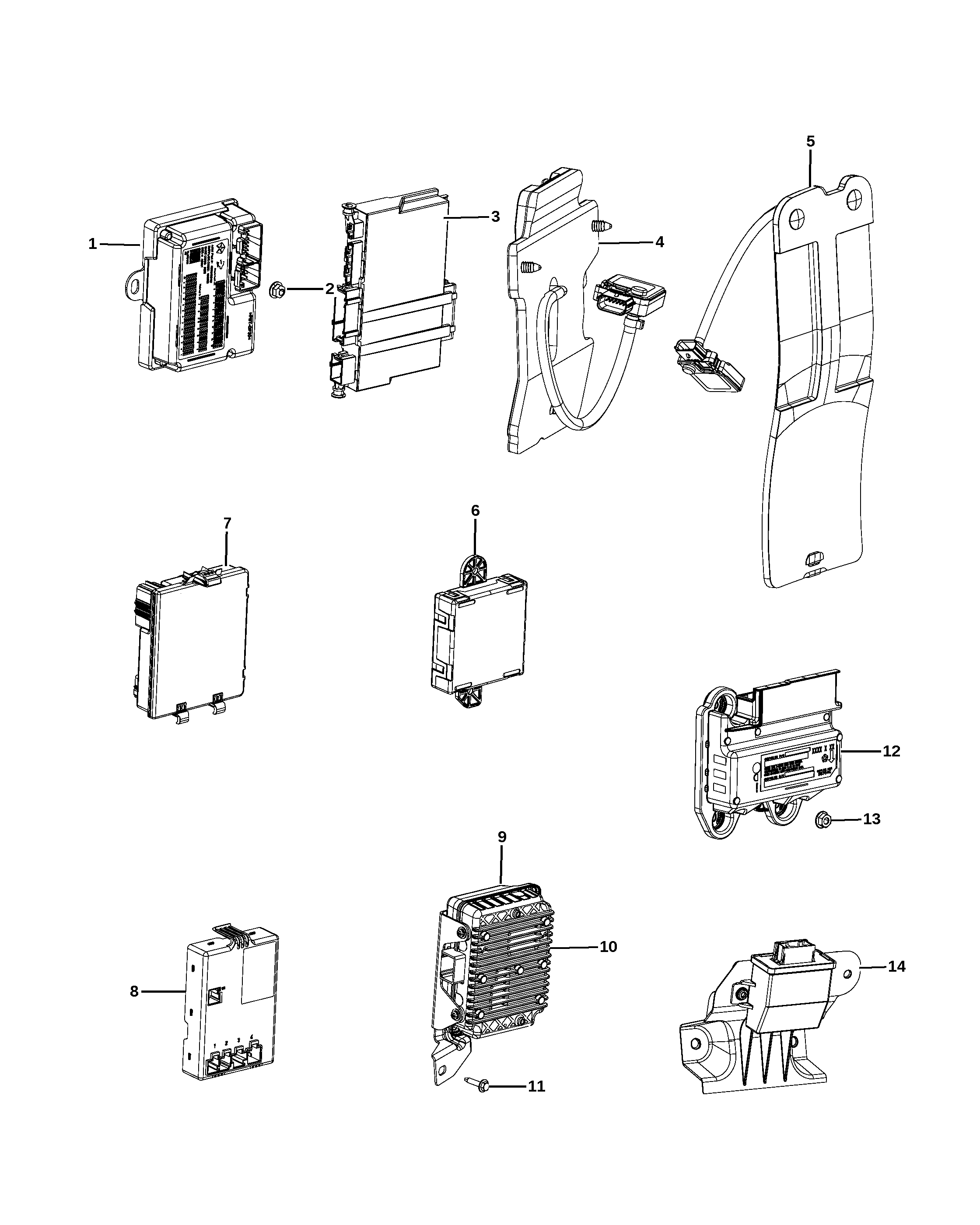 Modul control cutie transfer