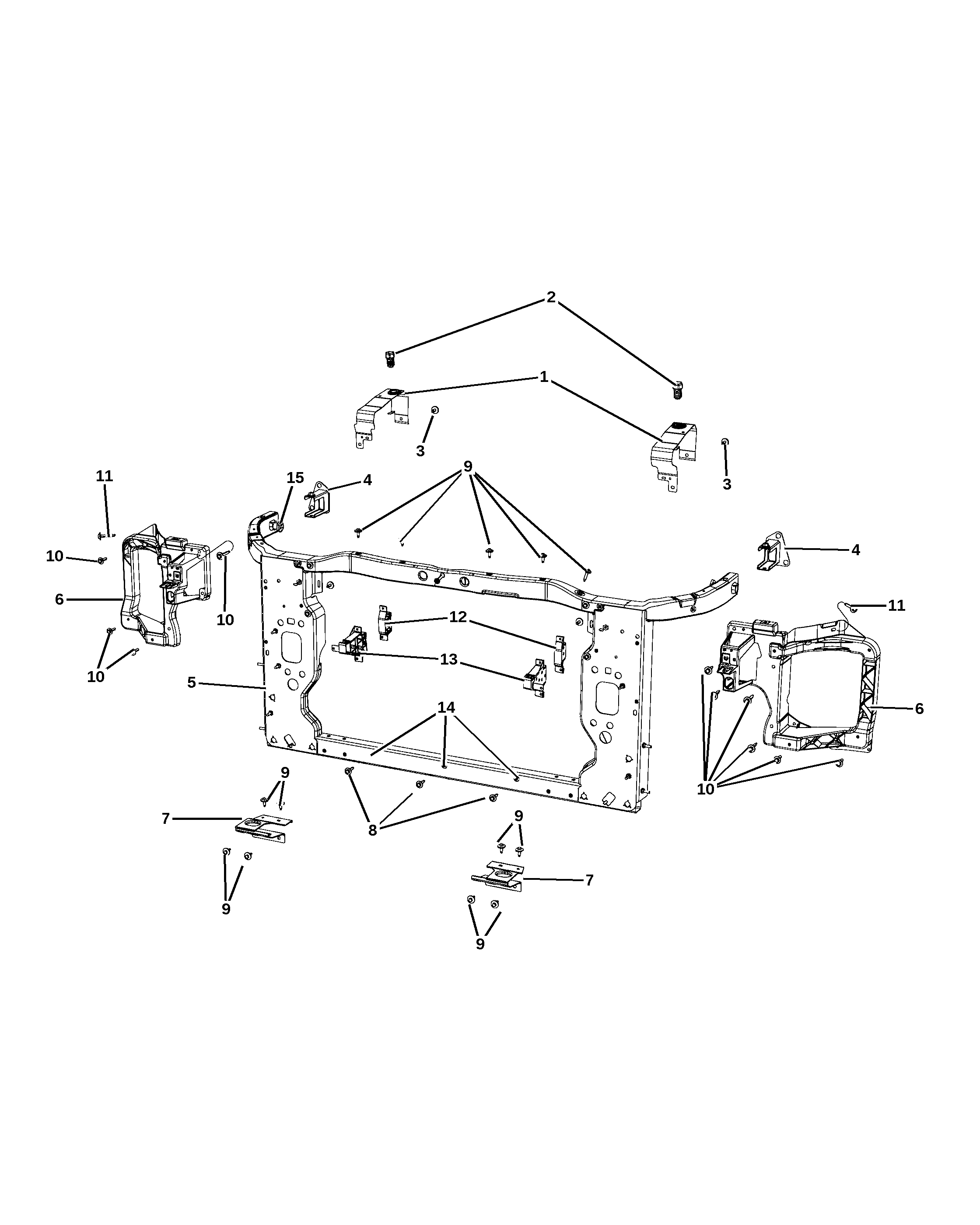 Suport radiator