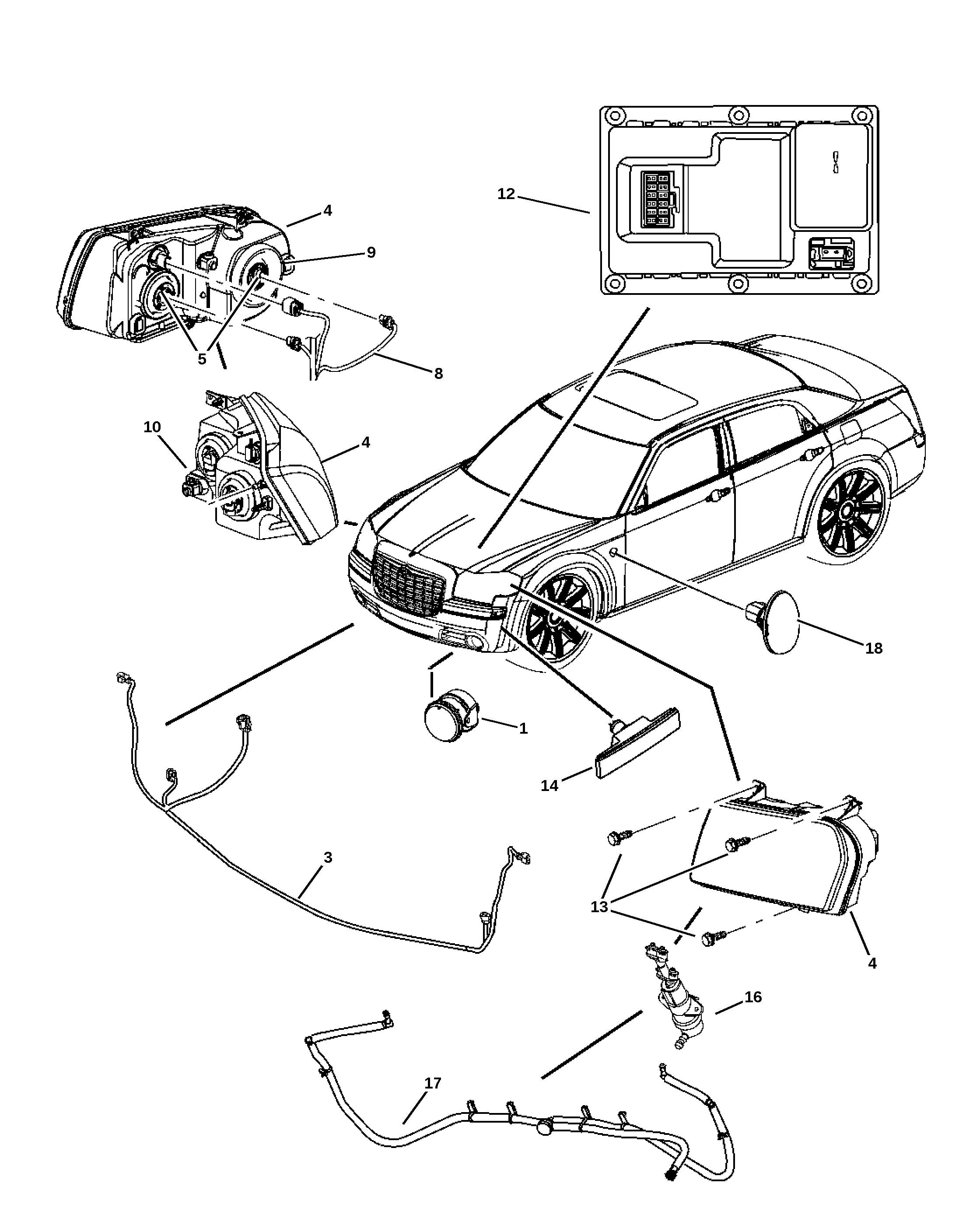 SOCKET, PARK AND TURN SIGNAL