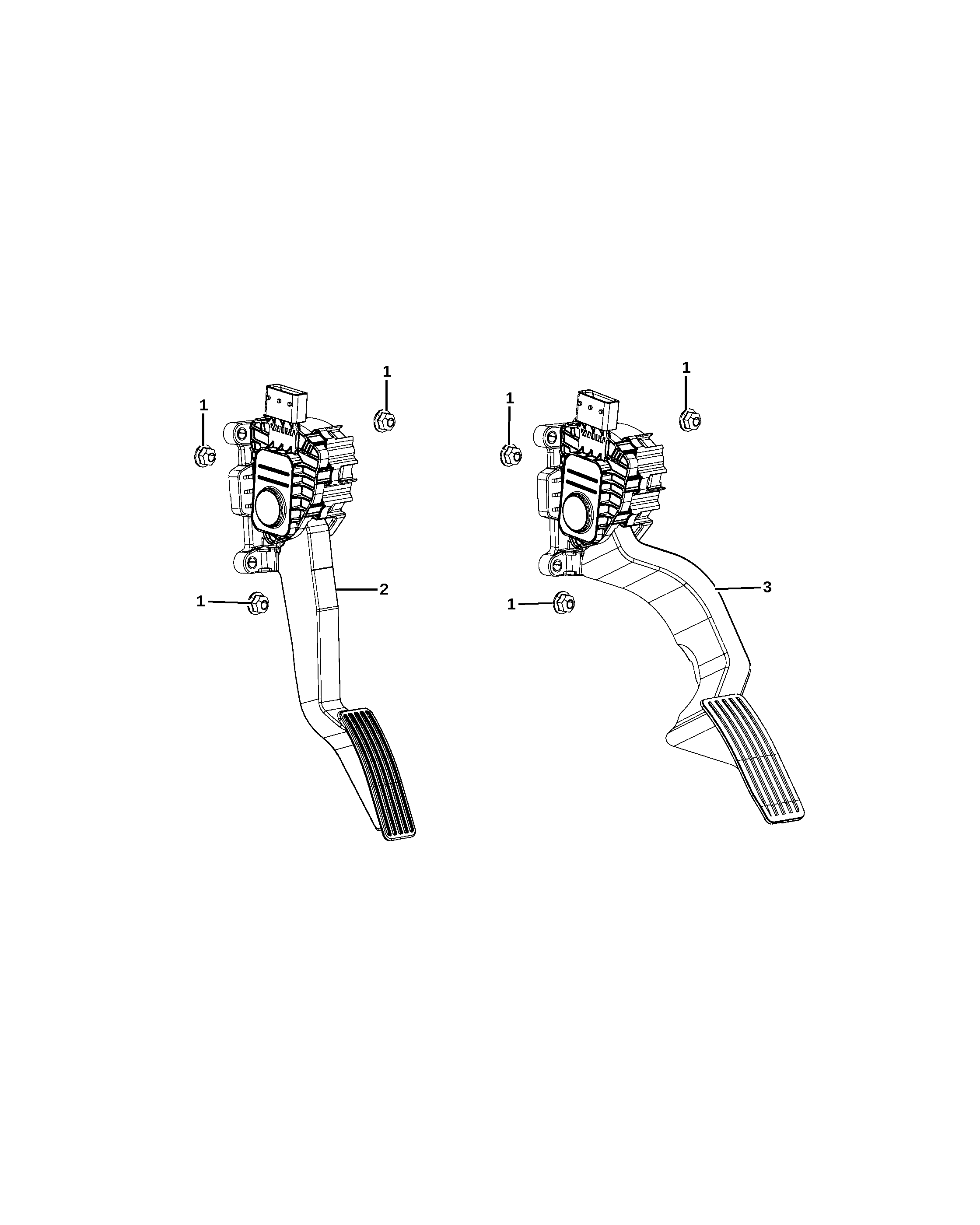 Pedală accelerator