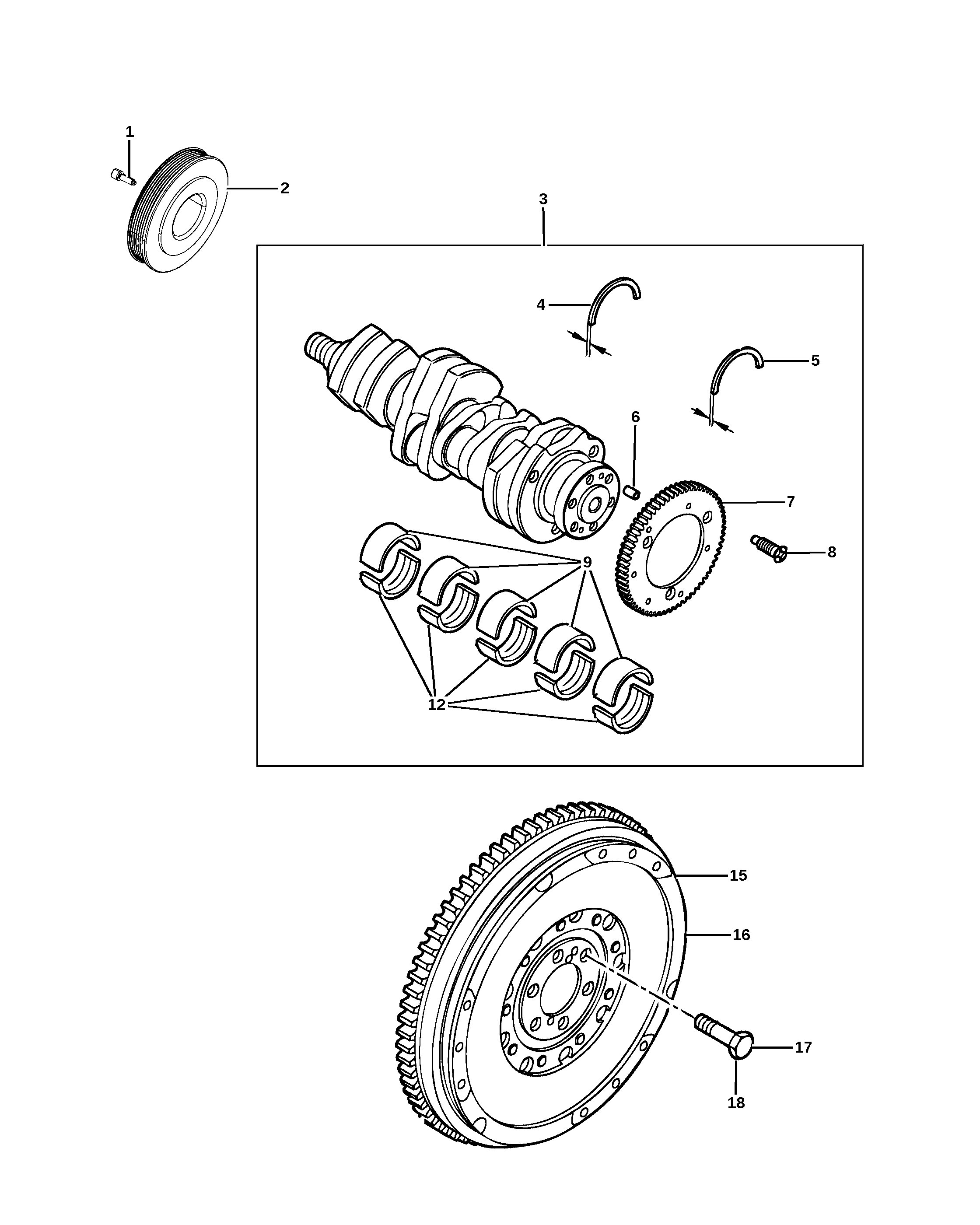 Volant motor