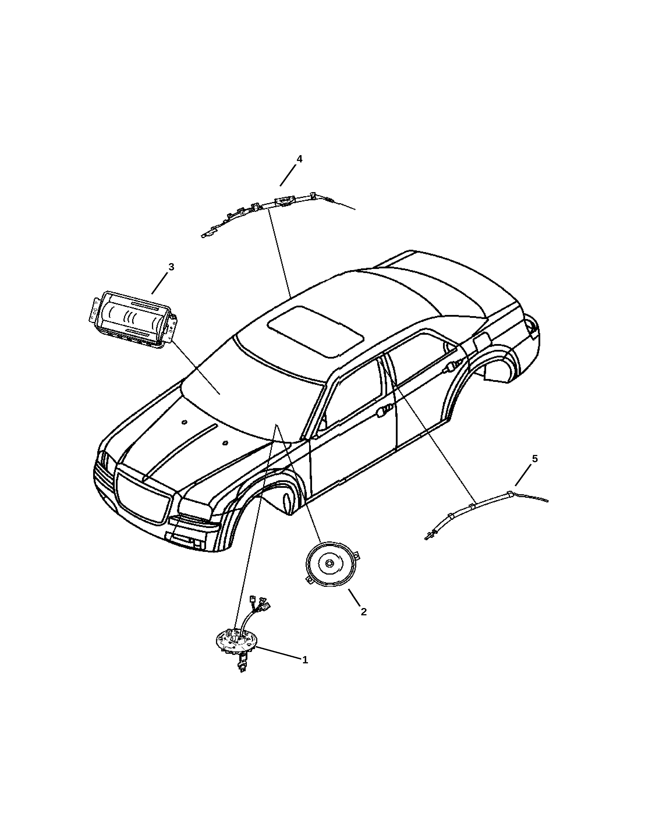 Airbag lateral stâng