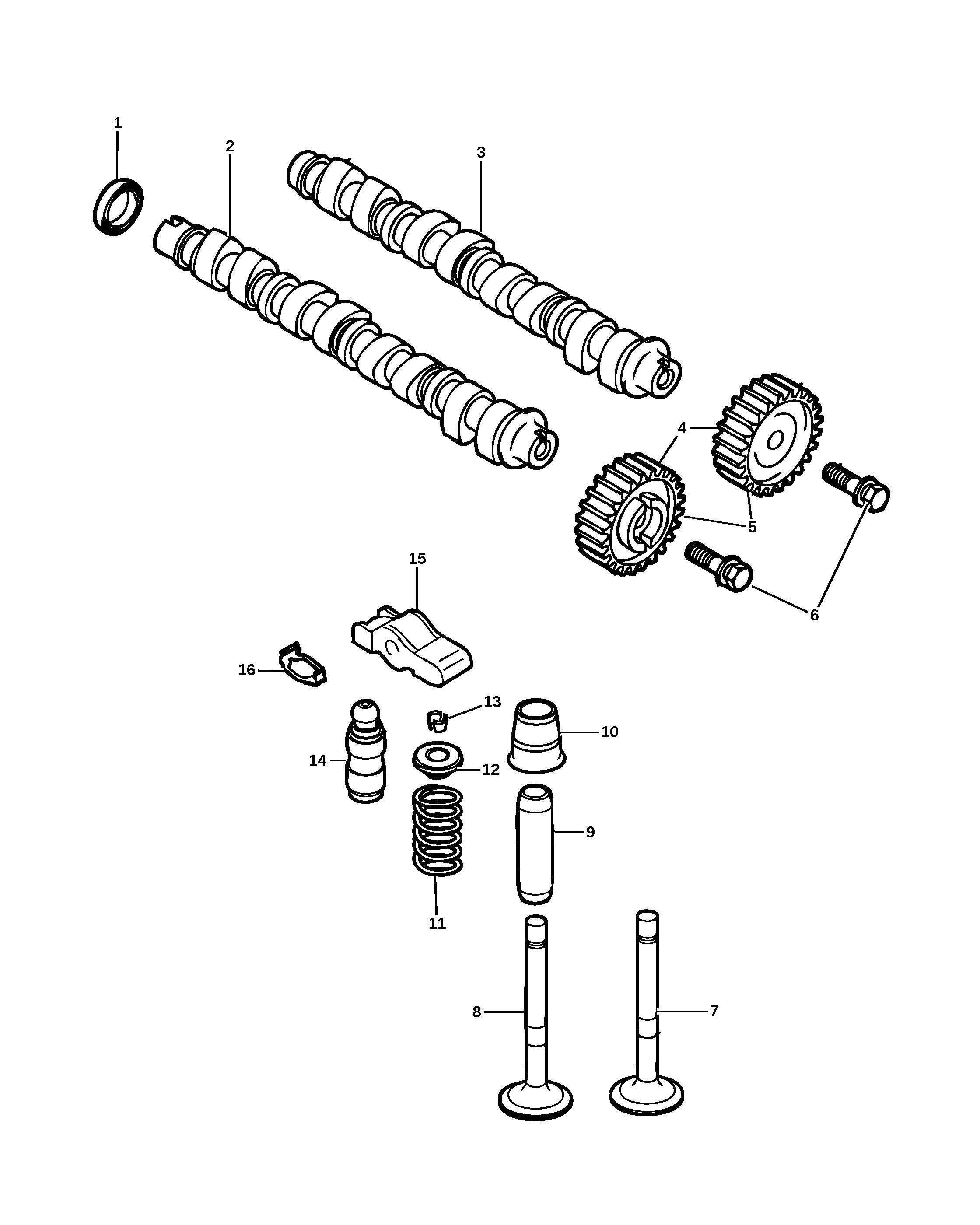 Balansier supapă include articol 16