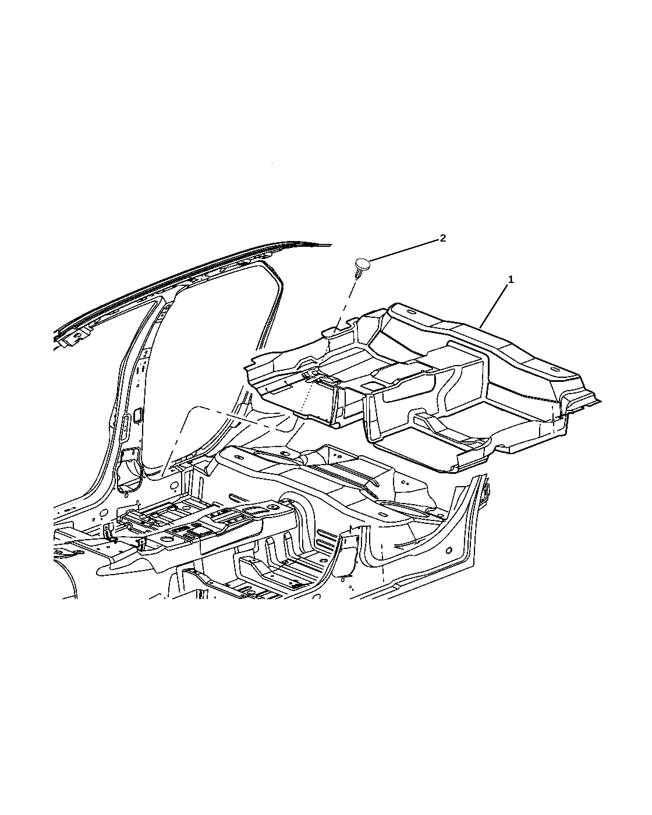 CARPET, FLOOR CONSOLE  REAR FLOOR