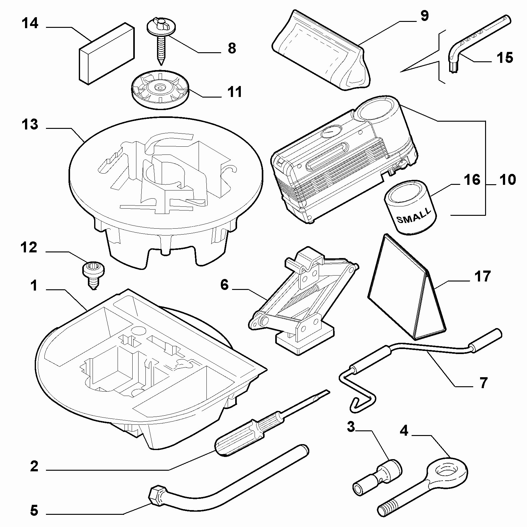 Trunk tray