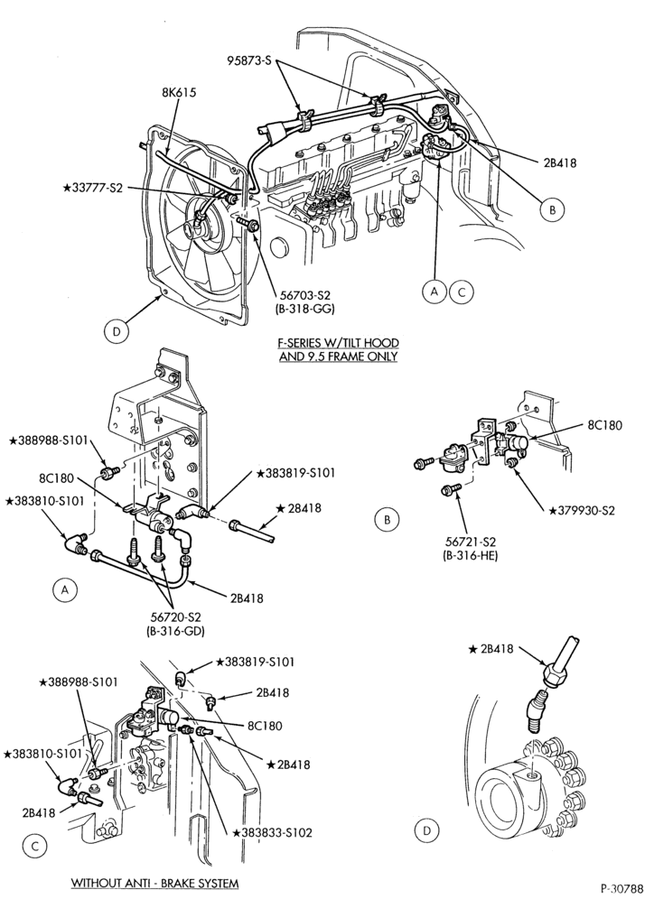 COOLING SYSTEMS-Fan clutch - w/tilt hood - 9.5 frame-F-FT700/900