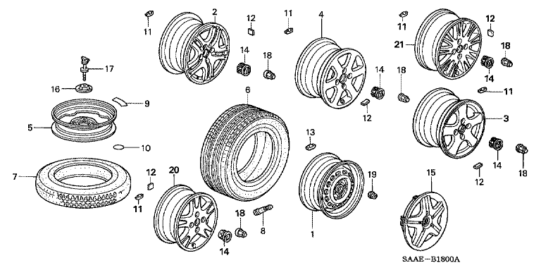 Whell disc