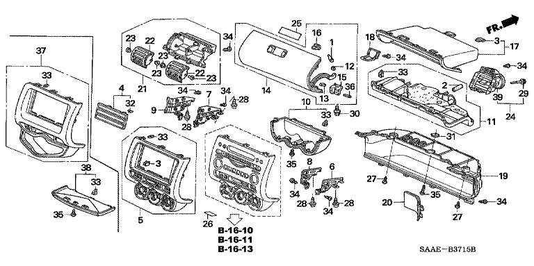 STOPPER, GLOVE BOX LID