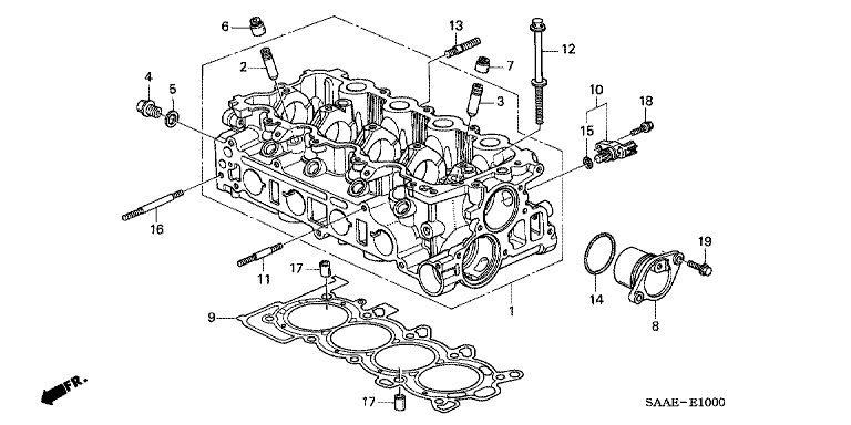 HEAD COMP., CYLINDER