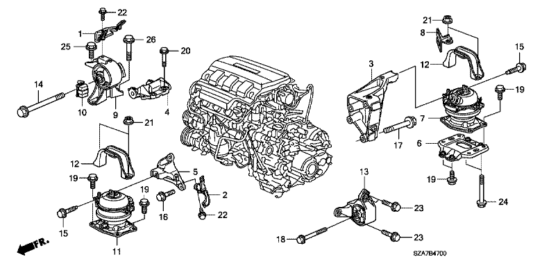 Transmission mounts