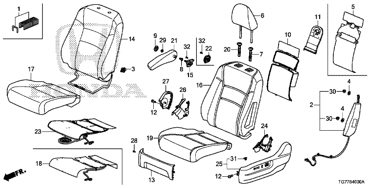 FRONT SEAT(L.)(POWER SEAT )