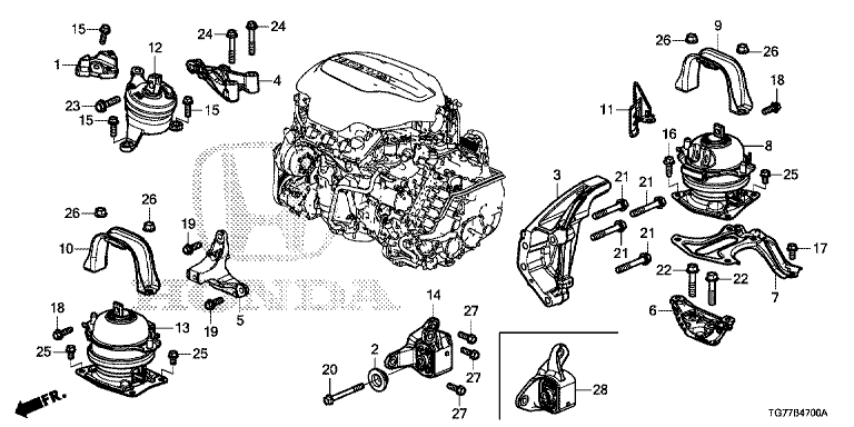Transmission mounts