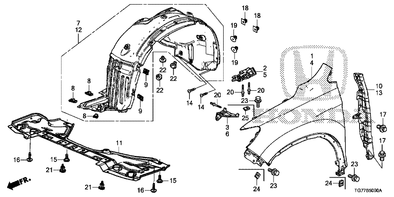 FRONT FENDERS