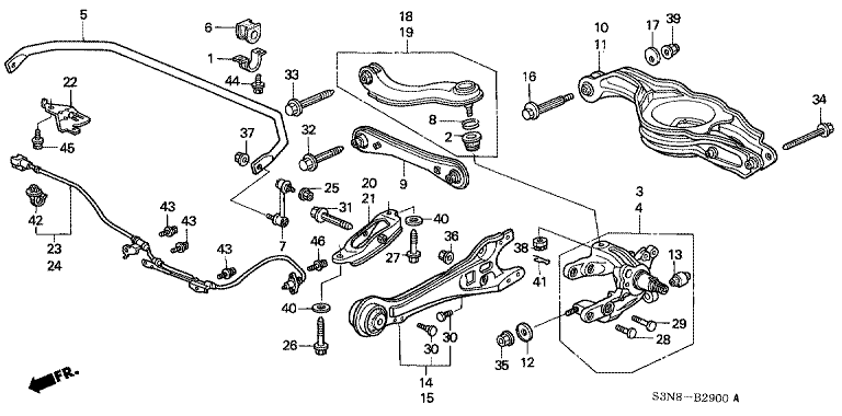 REAR LOWER ARM