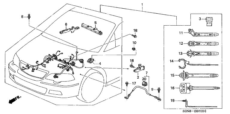 ENGINE WIRE HARNESS (L4)