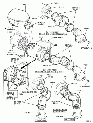 CUMMINS NH, NHC, NTC, PT-(dry type) L-LN-LNT-LS-LT- LTS900-(NH-230)