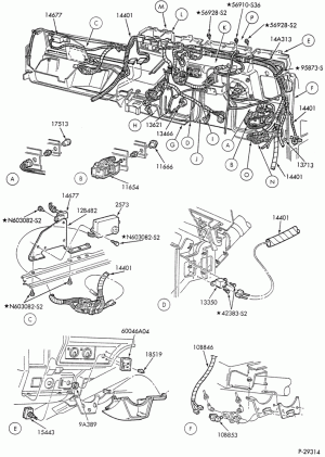 ELECTRICAL SYSTEMS-Instrument panel wiring - Page A-F-FT600/900