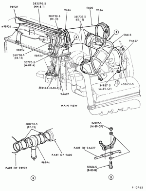 DETROIT 6V-92-(dry type) CL-CLT900-engine mounted (Donaldson)