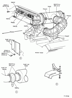 DETROIT 8V-92T-(dry type) CLT900-engine mounted (Donaldson)