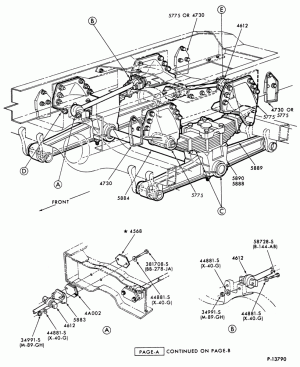 REAR SUSPENSION (SPRINGS AND SHOCK ABSORBERS)-Springs & shock absorbers - Hendrickson - Page A-FT800/900