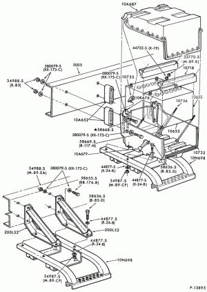 BATTERY CARRIERS-CL-CLT900-diesel-(2-12 volt batteries)-w/cylinder fuel tanks and steps