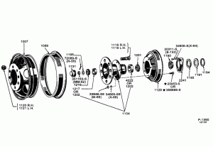SPARE WHEEL CARRIERS-Front wheel-disc type tube tires-disc type-tube tires-typical-F-FT700/900