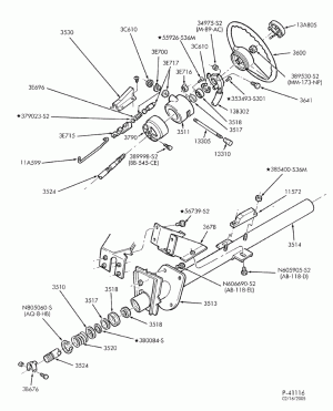 STEERING-Column - installations - Page C-F-FT700/900