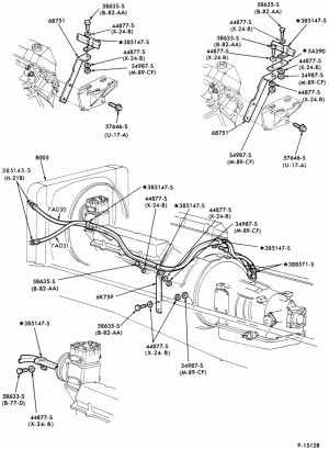 OIL COOLER LINES-Oil cooler system - AT 540 and AT 545-8 cyl. gas-L-LN800