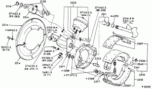 BRAKE WHEEL CYLINDERS-(1980)-Rockwell (Timken)-F-FT800
