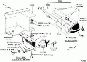 TOW HOOKS-Tow hooks - rear-F-FT600/900