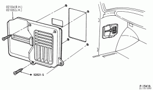 CONSOLE, DASH, WINDSHIELD-Vent (side)-F-FT600/900