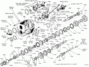 INTERNAL PARTS-(1987/) - New Process 542 - typical-F600/800