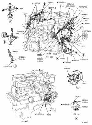 IGNITION SYSTEMS-(1982/86)-8 cyl. 736 (8V-92) Detroit Diesel-6 cyl. 610 (10.0L) & 855 (14.0L) Cum. Diesel-L-LA-LL-LN-LNT-LS-LTA-LTL-