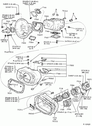 INTERNAL PARTS-TRANSMISSION (MAIN) - 13 speed - Fuller RT6613 - case - Page A-FT800/900