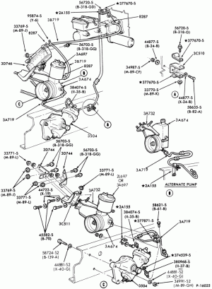 STEERING-System- w/split hyd. brakes, w/o A/C and w/engine mounted oil cooler-F-FT600/800