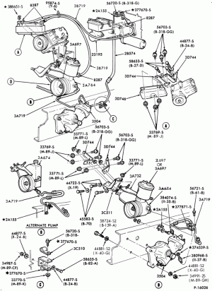 STEERING-System- w/split hyd. brakes, w/A/C and w/engine mounted oil cooler-F-FT600/800