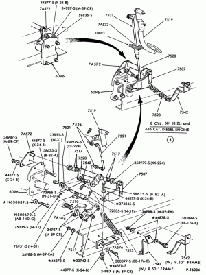EXTERNAL PARTS-(1980/87)- 8 cyl. 636 (10.4L) diesel-F-FT600/900