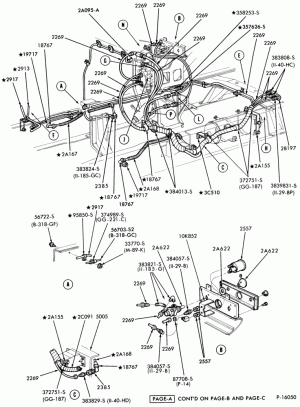 BRAKE SYSTEMS-Air brake system  - front end tubing-Page A-F-FT600/800