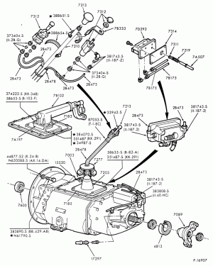 EXTERNAL PARTS-10 speed - Fuller RT6610-FT800/900