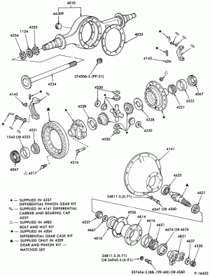 REAR AXLE-Axle - 17101, 17121, 18121 and 23121-B-C-F-L-