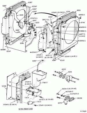 COOLING SYSTEMS-8 Cyl. 636 Cat. Diesel-F-FT700/900