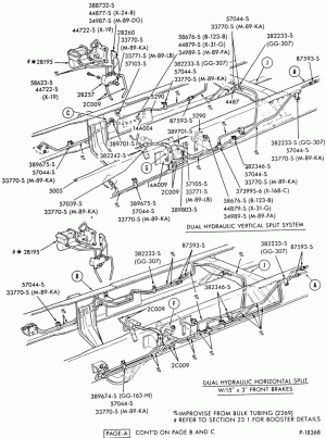 BRAKE SYSTEMS-(1983) - single and split - Page A-F-FT600/800