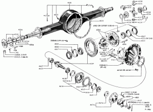 REAR AXLE-Axle - D140-B-F600