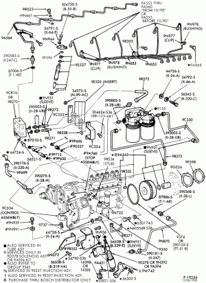 6 CYL. 6.6L (401 C.I.D.) AND 7.8L (474 C.I.D.) DIESEL-Fuel injection, nozzles, piping and related parts