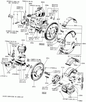 BRAKE WHEEL CYLINDERS-Rear cam air brakes-Eaton-F-FT800