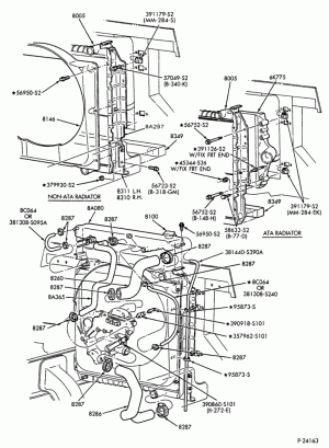 COOLING SYSTEMS-6 cyl. 6.6L and 7.8L diesel - w/turbo air cooler - Page A-F-FT600/900