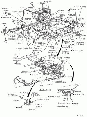 BRAKE SYSTEMS-Air brake system - rear frame tubing - front end tubing - Page A-F-FT700/900