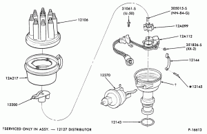 BATTERY CARRIERS-Distributor (breakerless)-8 cyl. gas