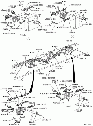 BRAKE SYSTEMS-Air brake system - all engines - Page B-FT800/900